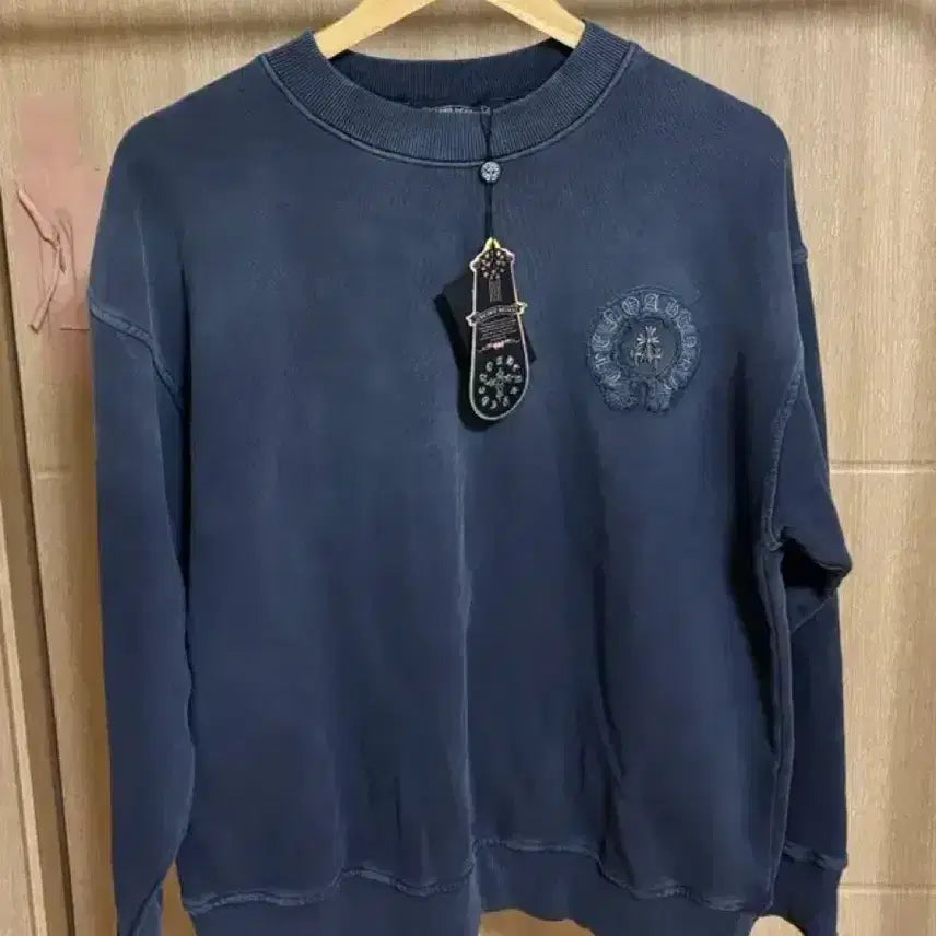 [BUNJANG] Chrome Hearts Logo Sweatshirt / 크롬하츠 로고 맨투맨 새상품