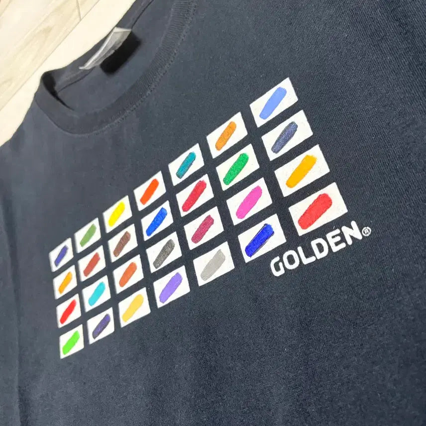[BUNJANG] 00s Color Palette Graphic T-Shirt / 00s Color palette 빈티지 그래픽 티셔츠