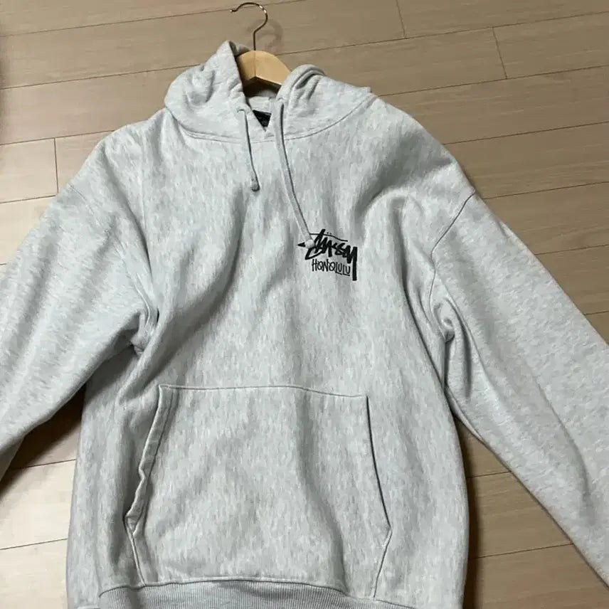 [BUNJANG] Stussy Honolulu Hoodie Ash / 스투시 호놀룰루 후드티 애쉬