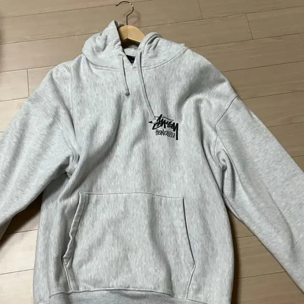 [BUNJANG] Stussy Honolulu Hoodie Ash / 스투시 호놀룰루 후드티 애쉬