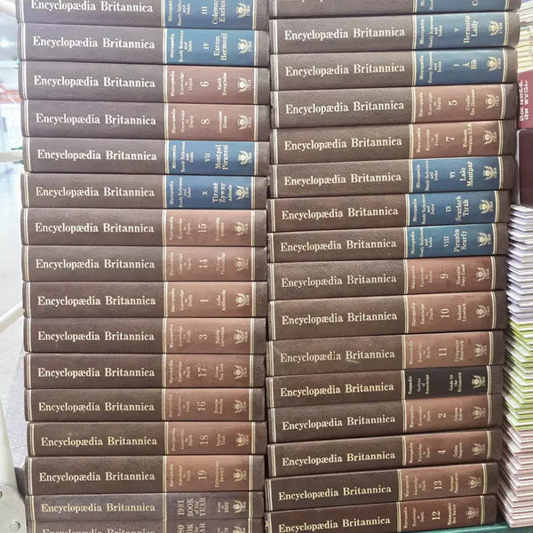 [BUNJANG] Britannica World Encyclopedia English Edition 32 Volume Set / 브리태니커 세계 대백과사전(영문판) 한국브리태니커 32권 세트 백과사전 중고책