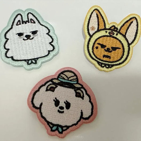 [BUNJANG] Merchandise Bundle Set - Bull Bat (Bull Terrier) Badge / 뿔바투 뱃지 용멍이&황춘&밤긋이 일괄