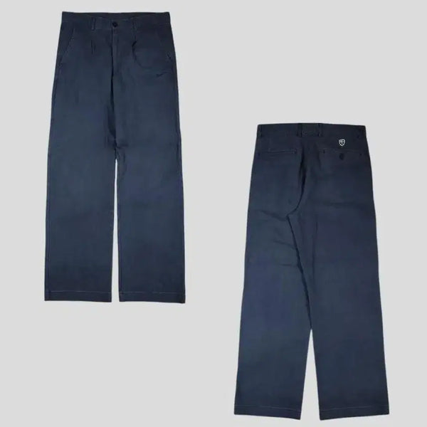 [BUNJANG] Nike Golf Pigment Navy Tontone Swoosh Logo Pintuck Cotton Blend Trousers / 나이키 골프 피그먼트 네이비 톤톤 스우시 로고 핀턱 코튼블렌드 트라우저 면바지 코튼팬츠 33
