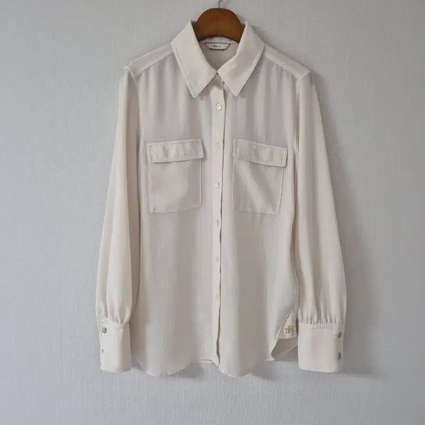 [BUNJANG] Hazzys Women's Ivory Blouse / [헤지스]여성 블라우스 아이보리