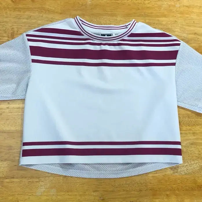 [BUNJANG] W.Angle Cropped Mesh T-Shirt / 와이드앵글 크롭 매쉬티셔츠