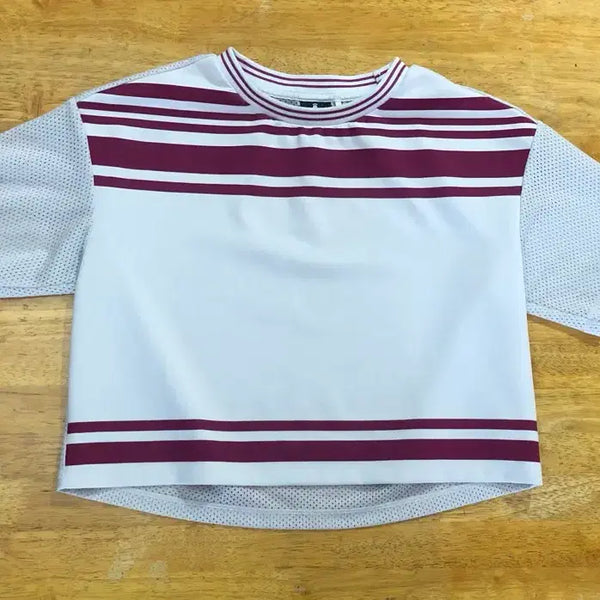 [BUNJANG] W.Angle Cropped Mesh T-Shirt / 와이드앵글 크롭 매쉬티셔츠