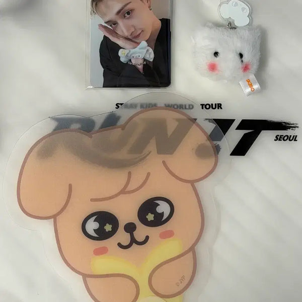 [BUNJANG] Stray Kids SKZOO Concert Stay Zone First Day Full Set PUNCH NECK Strap Fan & Genielet Keyring / 스트레이키즈 스키즈 콘서트 스테이존 7/25 첫첫콘 풀셋 퍼핌 부채 지니렛 키링