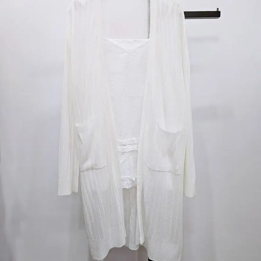[BUNJANG] Ivory Long Cardigan / 새제품 아이보리 롱 가디건