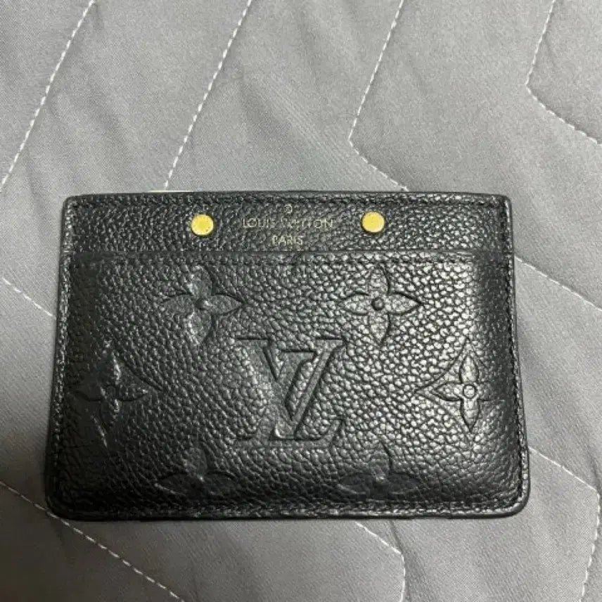 [BUNJANG] Louis Vuitton Empreinte Card Holder Black / 루이비통 앙프렝뜨 카드지갑