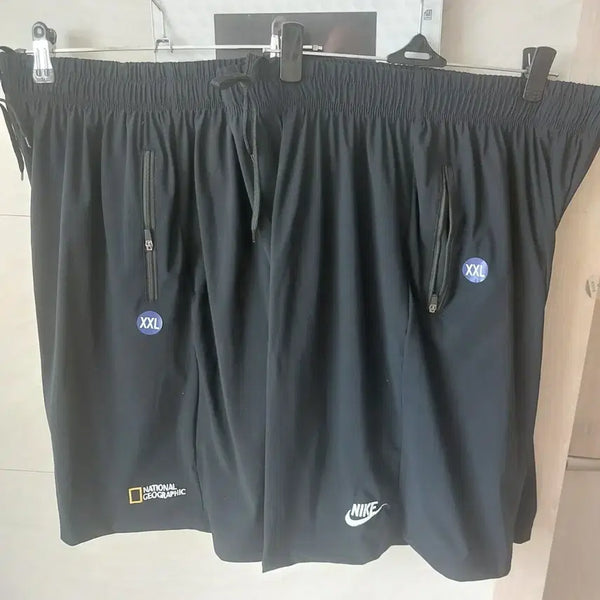 [BUNJANG] Nike x National Geographic Collaboration Cooling Fabric Shorts XXL Black / 기능성  냉감원단 콜라보 반바지 XXL 새상품