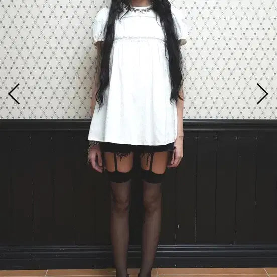[BUNJANG] Dared Chain Baby Doll Blouse / 데어드 체인베이비돌 블라우스 dared
