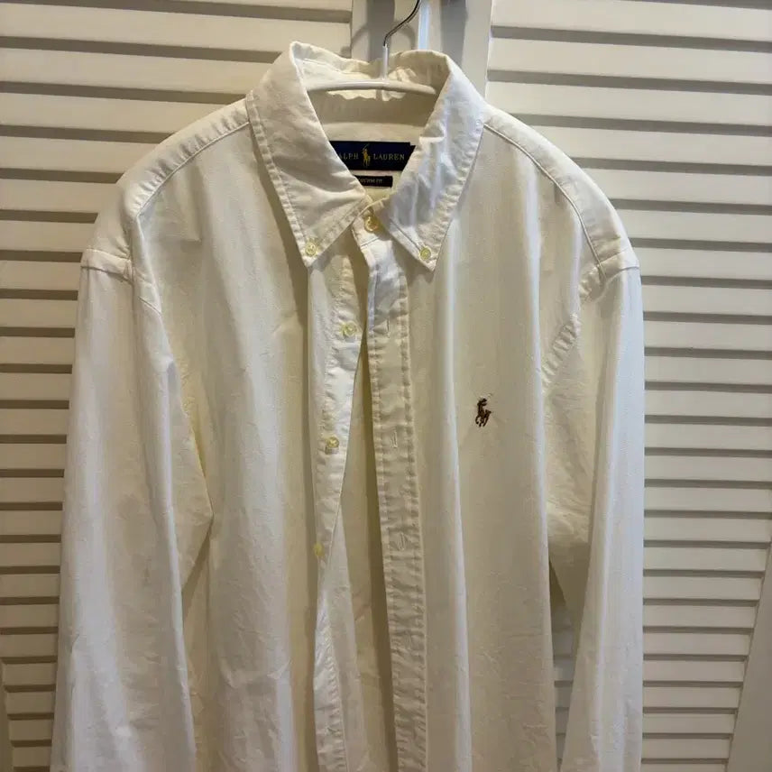 [BUNJANG] Polo Ralph Lauren Oxford Shirt White / 폴로 랄프로렌 옥스포드 셔츠 화이트