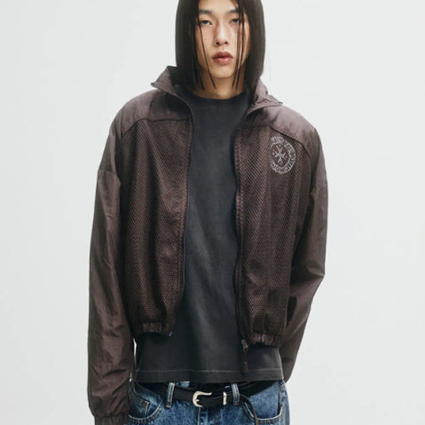 [BUNJANG] PUNCHED DRUNK PATIES Wind Jacket Brown Size 3 / 펀치드렁크파티즈 윈드 자켓 브라운 사이즈 3