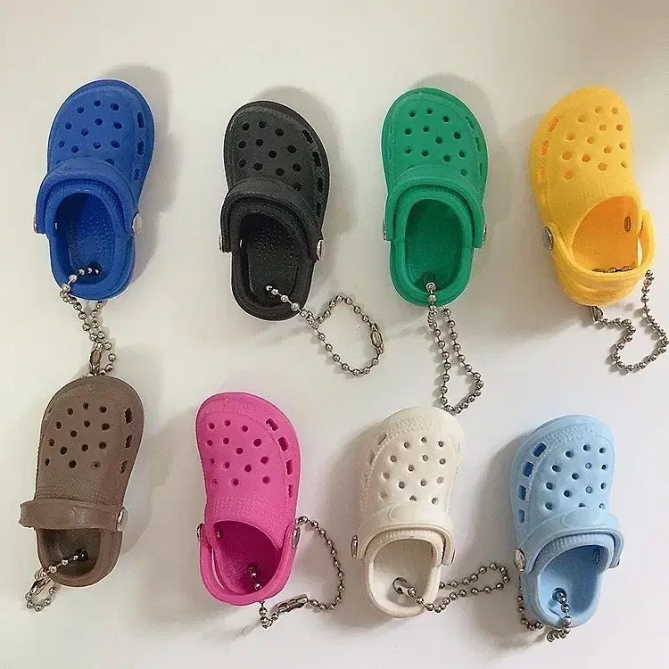 [BUNJANG] Crocs-Shaped Charm Keychain / 크록스 모양 키링