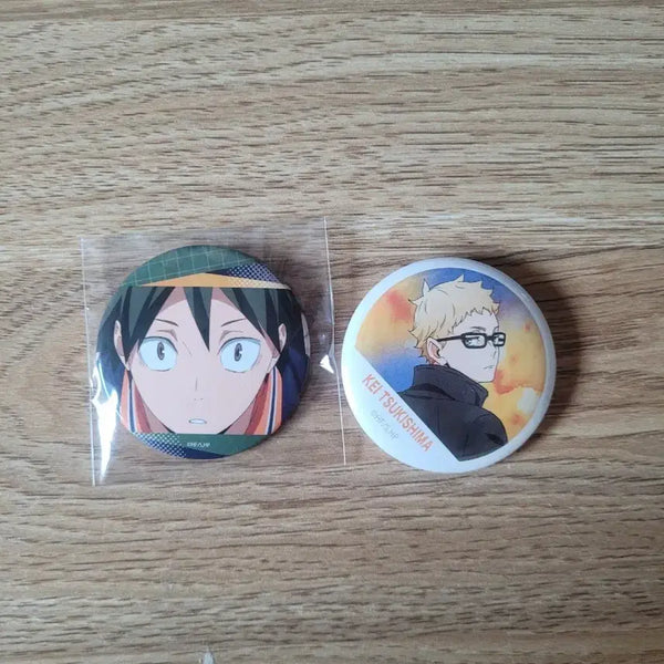 [BUNJANG] Haikyuu!! Tsukishima Kei & Yamaguchi Tadashi Badge Set / 하이큐 뱃지 츠키시마 케이 야마구치 타다시