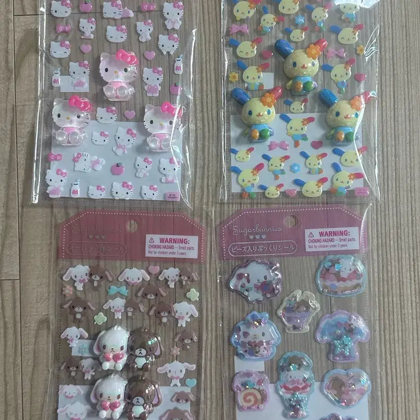 [BUNJANG] Sanrio Charamaki Stickers: Hello Kitty, Usahana, Sugarbunnies / 산리오 캬라메키 스티커 헬로키티 우사하나 슈가바니즈스티커