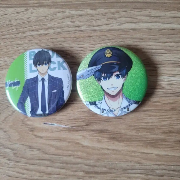 [BUNJANG] Blue Lock Isagi Badge Set (Formal & Station Attendant Ver.) / 블루록 이사기 뱃지 2종