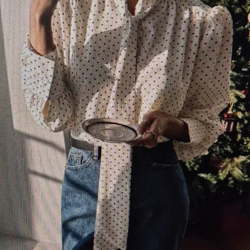 [BUNJANG] Polka Dot Blouse Shirt / (해외배송)땡땡이 블라우스 셔츠 2컬러