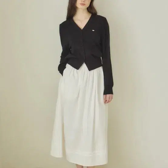 [BUNJANG] Ourhope Women's Pintuck Shirring Long Skirt / 아워호프 여성용 핀턱 셔링 롱 스커트