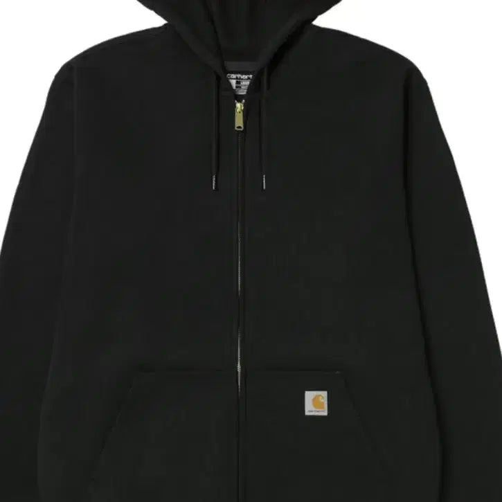 [BUNJANG] Carhartt Black Hoodie / 칼하트 후드집업 블랙