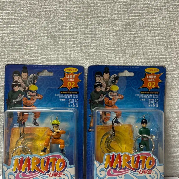 [BUNJANG] Naruto Official Licensed Keychain Figure Set - Naruto, Rock Lee Bundle / 나루토 키홀더 피규어 시리즈 정발판 - 나루토, 록리 일괄