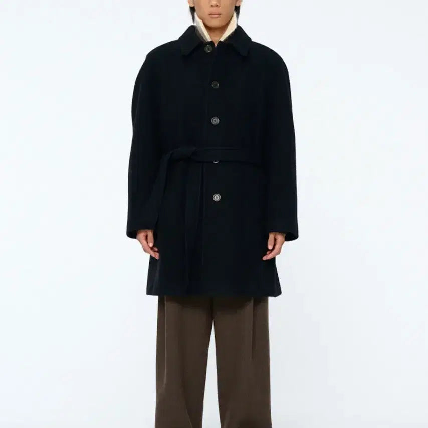 [BUNJANG] Amomento Men's Raglan Half Coat / 아모멘토 코트 amomento mens raglan coat