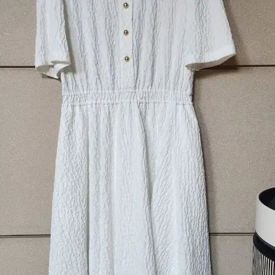 [BUNJANG] JILLSTUART New York White Shirt Dress / 질스튜어트 뉴욕 화이트 셔츠 원피스