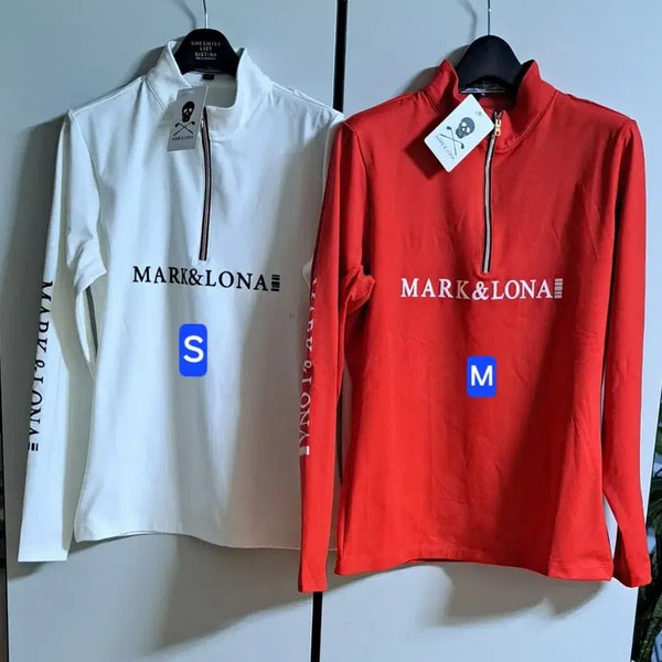 [BUNJANG] Mark & Lona Women's Half-Zip Golf Tee / (S.M)MARK&LONA 여성용  반집업 골프티