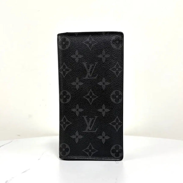 [BUNJANG] Louis Vuitton Monogram Eclipse Brazza Long Wallet / 루이비통 이클립스 모노그램 브라짜 장지갑