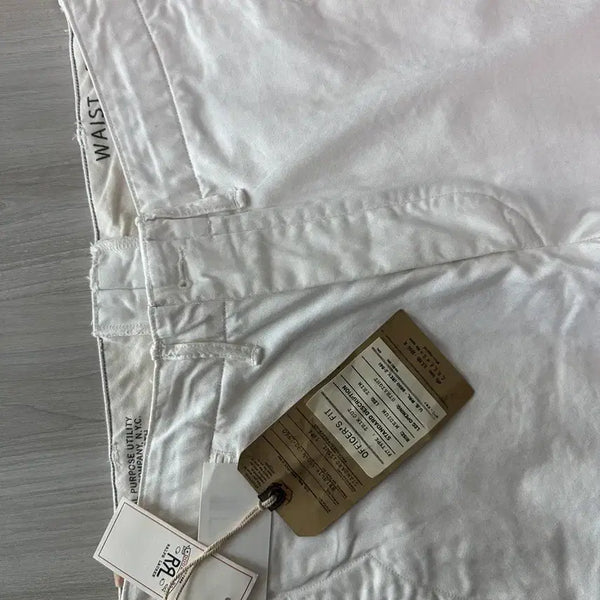 [BUNJANG] RRL Herringbone Officer White Pants 30x30 / RRL 해링본 오피서 화이트팬츠 30x30