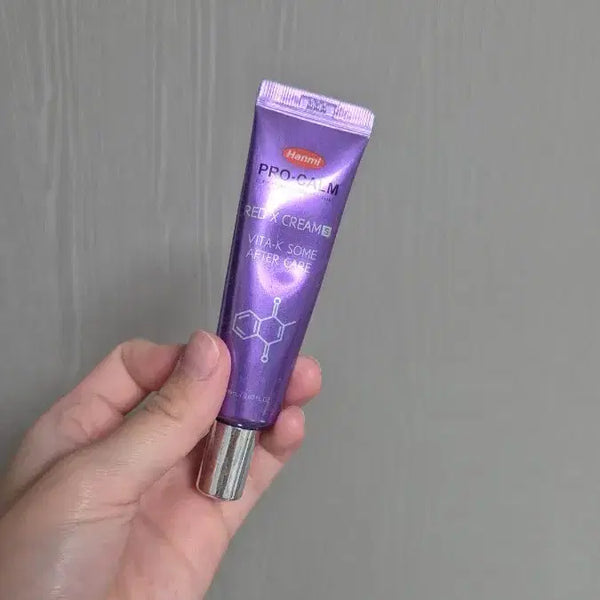 [BUNJANG] Pro-Calm Red X Cream S Vitamin K Dark Circle & Bruise Relief Cream / 한미 프로캄 레드 엑스 크림 S 비타민 K 혈행개선 다크써클 영유아멍크림 시술후멍붓기완화