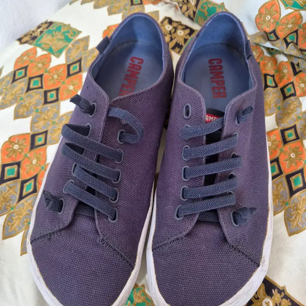 [BUNJANG] Camper Peu Rambla Navy Canvas Sneakers Size 41 / 캠퍼 페우람블라 네이비 캔버스스니커즈 41사이즈