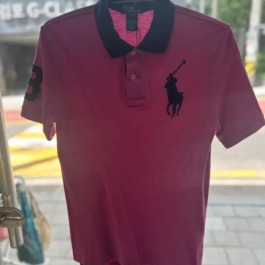 [BUNJANG] Polo Ralph Lauren Big Pony Pink Polo Shirt M / 폴로 빅포니 핑크 카라티 M