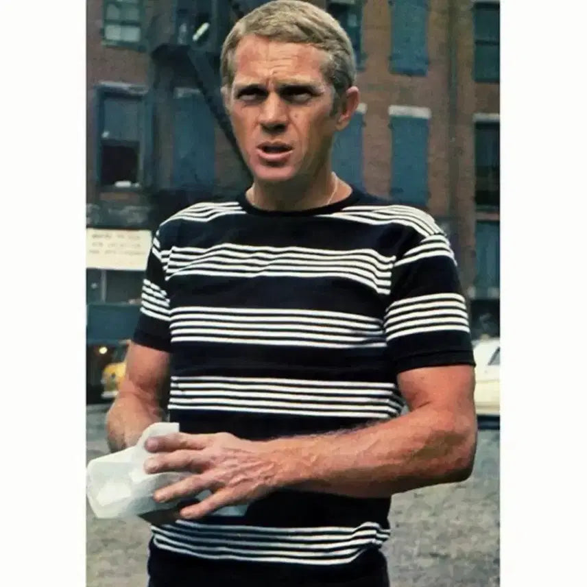 [BUNJANG] Toys McCoy Steve McQueen Stripe Multi Border T-Shirt XL / 토이즈맥코이 멀티 보더 반팔 티 셔츠 스티브 맥퀸 스트라이프 XL