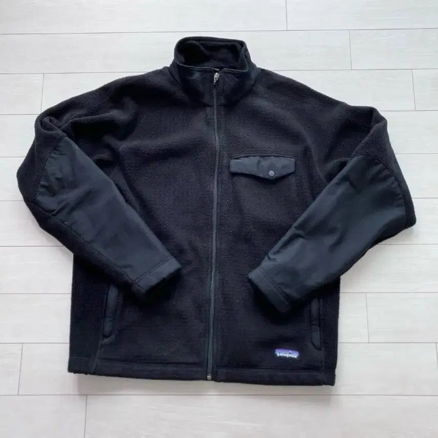 [BUNJANG] Patagonia Polartec Fleece Zip-Up Jacket Black / 파타고니아 폴라텍 플리스 자켓 블랙 후리스 집업