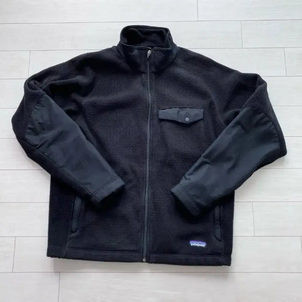 [BUNJANG] Patagonia Polartec Fleece Zip-Up Jacket Black / 파타고니아 폴라텍 플리스 자켓 블랙 후리스 집업