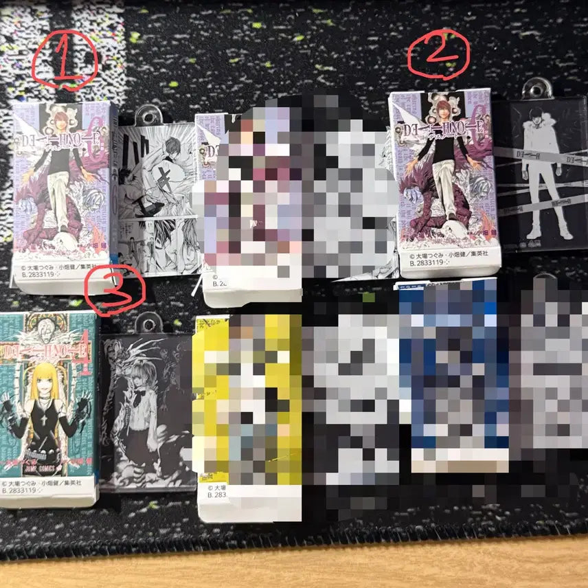 [BUNJANG] Death Note Acrylic Keyring Gacha / 데스노트 아크릴 키링 가샤 교환 판매