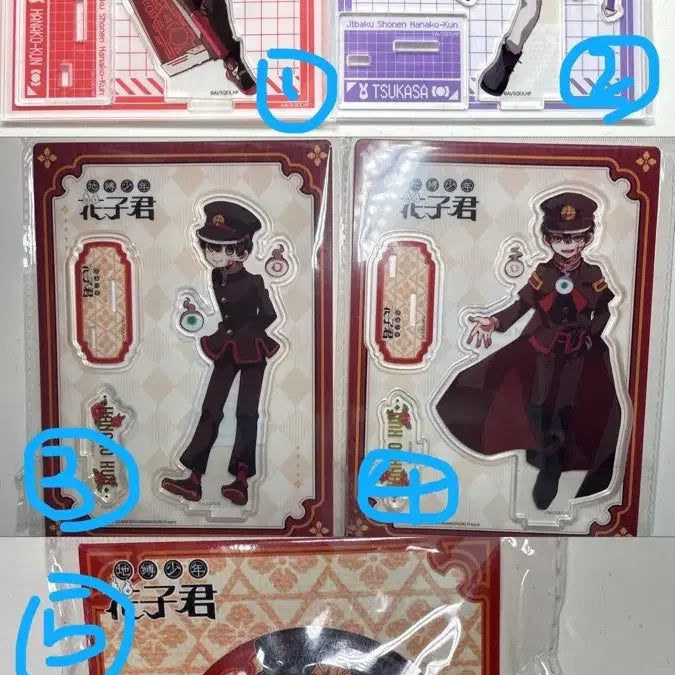 [BUNJANG] Jibaku Shonen Hanako-kun Acrylic Stand & Can Badge Bundle Set / 지박소년하나코군 굿즈 일괄 판매