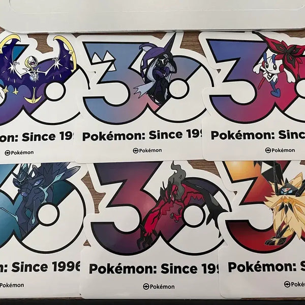 [BUNJANG] Pokemon 30th Anniversary Logo Sticker / 포켓몬 30주년 로고 스티커