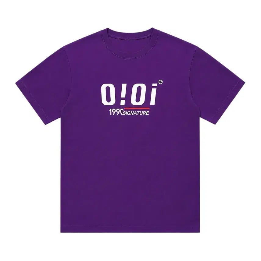[BUNJANG] oioi Logo Plain Short Sleeve T-shirt / 여성F/ 오아이오아이 로고 무지 반팔티PP 6-4