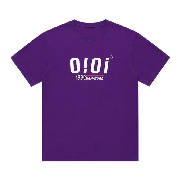 [BUNJANG] oioi Logo Plain Short Sleeve T-shirt / 여성F/ 오아이오아이 로고 무지 반팔티PP 6-4