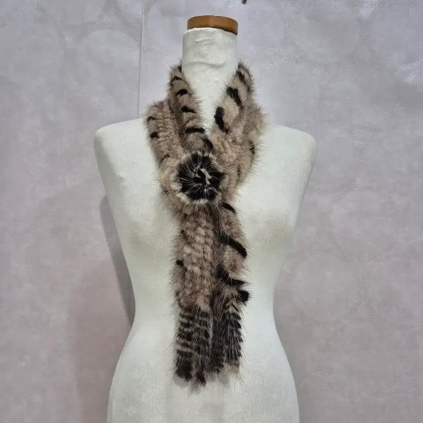 [BUNJANG] Natural Mink Fur Scarf / 천연 밍크 목도리