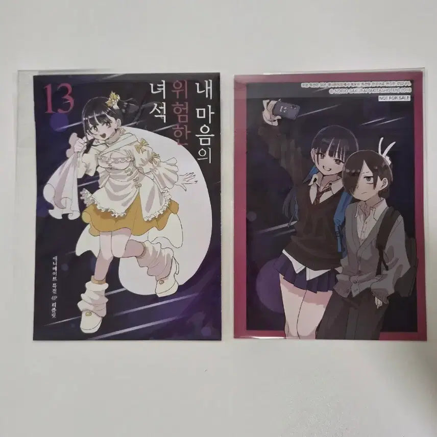 [BUNJANG] My Dangerous Sweetheart Vol. 13 Animate 4-Panel Booklet / 내마위 ) 내마음의 위험한 녀석 13 애니메이트 4p리플렛