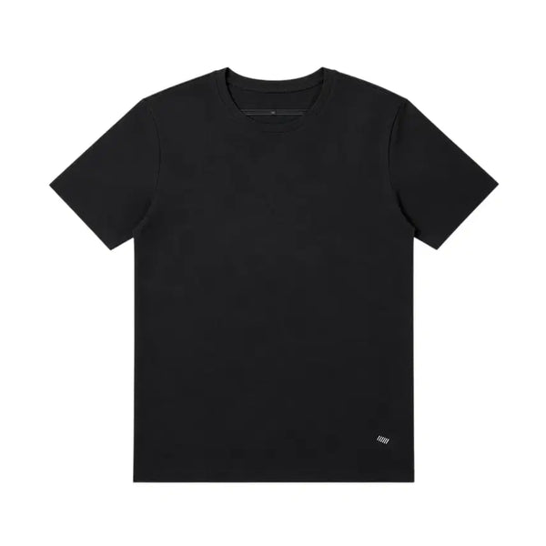 [BUNJANG] STL Basic Short-Sleeve T-Shirt / 공용F/ STL 스판 무지 반팔티셔츠BK 6-5