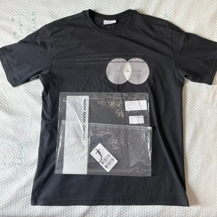 [BUNJANG] Sansan Gear Mind Tea T-Shirt Charcoal Size 3 / 3)산산기어 마인드 티 차콜 반팔