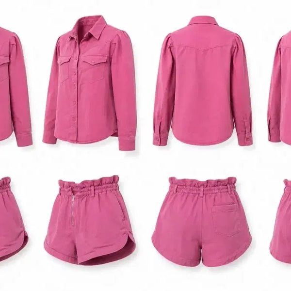[BUNJANG] K-DABA Pink Jacket & Shorts Set / (가격제안O)K-DABA 핑크색 자켓&반바지 세트 싸게 판매합니다!