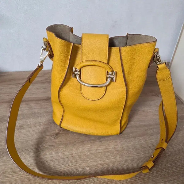 [BUNJANG] TOD'S Yellow Shoulder Tote Bag / TOD'S 토즈 숄더 토트백