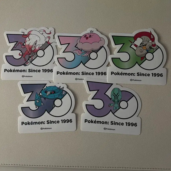 [BUNJANG] Pokemon 30th Anniversary Stickers / 포켓몬 30주년 스티커