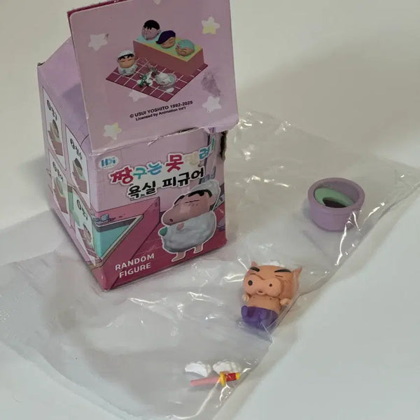 [BUNJANG] Crayon Shin-chan Bathroom Figure Hidden Buriburi / 짱구 욕실피규어 히든 부리부리