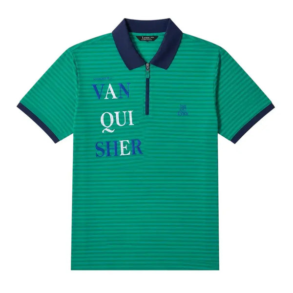 [BUNJANG] Links Stripe Functional Golf T-Shirt Men's Size 100 / 남성100/ 링스 스트라이프 기능성 골프티셔츠GN 6-14